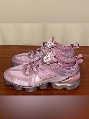 Nike Air Vapormax Run Plum Chalk Women’s 7 AR6632-500 Running Shoes F2